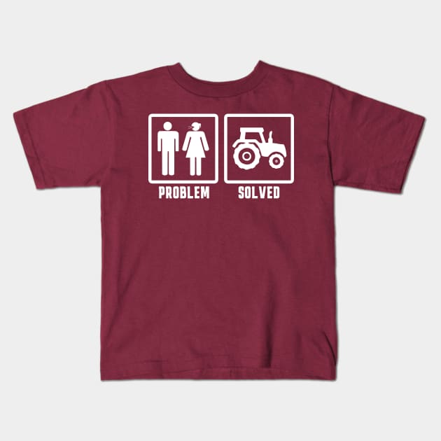 tractor Kids T-Shirt by Mandala Project